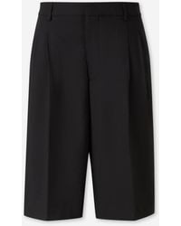 Ami Paris - Bermuda Shorts, Wool Clips - Lyst