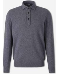 Santa Eulalia - Cashmere Polo Neck Sweater - Lyst