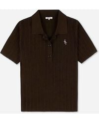 Sporty & Rich - Src Ribbed Polo Shirt - Lyst