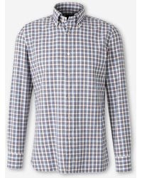 Luigi Borrelli Napoli - Check Pattern Shirt - Lyst