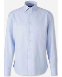Canali - Micro Print Cotton Shirt - Lyst