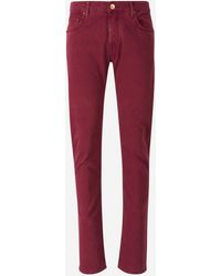 Hand Picked Slim Ravello Style Jeans - Red