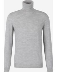 Zanone - Gestrickter Wollpullover - Lyst