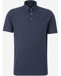 Zanone - Polo Liso Algodón - Lyst