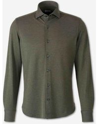 Santa Eulalia - Plain Cotton Knit Shirt - Lyst