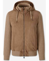 Santa Eulalia - Casual Suede Knit Jacket - Lyst