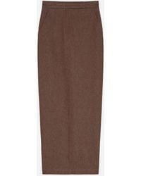 Max Mara - Maxi Denim Skirt - Lyst
