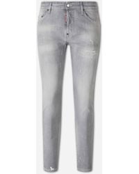 DSquared² - Distressed Skinny Jeans - Lyst