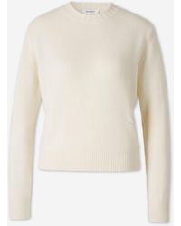 Sporty & Rich - Rhinestone Logo Sweater - Lyst
