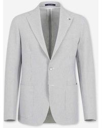 Tagliatore - Straight Cotton Suit - Lyst
