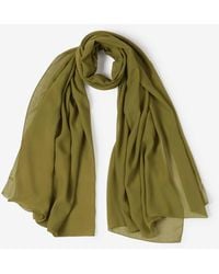 Santa Eulalia - Plain Silk Scarf - Lyst