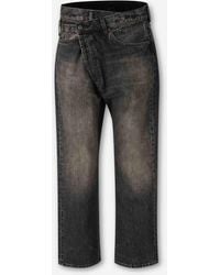 R13 - Wide Crossover Jeans - Lyst