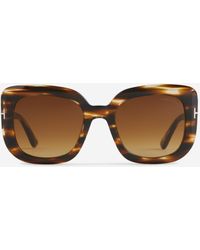 Tom Ford - Rectangular Sunglasses - Lyst
