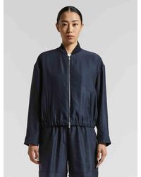 Peserico - Shiny Bomber Jacket - Lyst