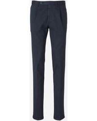 Santa Eulalia - Cotton Pleated Trousers - Lyst