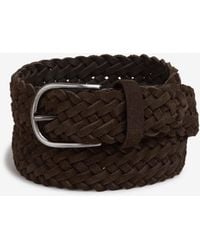 Santa Eulalia - Braided Suede Belt - Lyst