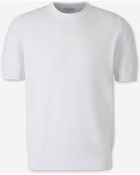 Santa Eulalia - Round Neck T-Shirt - Lyst
