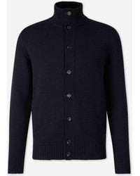 Zanone - Wool Knit Cardigan - Lyst