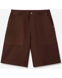 CASABLANCA - Bermudas Monograma Algodón - Lyst