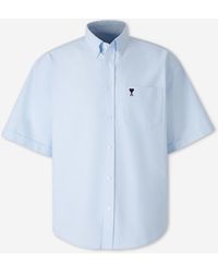 Ami Paris - Casual Cotton Shirt - Lyst