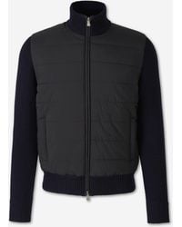 Gran Sasso - Quilted Cardigan Wool Polyester - Lyst