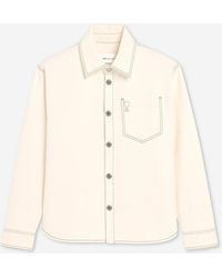 Ami Paris - Baumwoll-Overshirt - Lyst