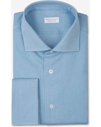 Santa Eulalia - Camisa Formal Puño Doble - Lyst