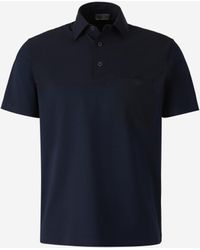 Herno - Poloshirt Aus Baumwolle Mit Tasche - Lyst