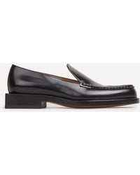 Jacquemus - Asymmetrical Leather Loafers - Lyst