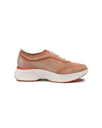 Santoni - Damen-Sneaker Aus Rosa Wildleder Easy Bounce - Lyst