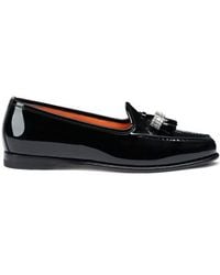 Santoni - Patent Leather Andrea Loafer - Lyst