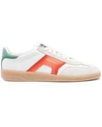 Santoni - And Leather And Suede Dbs Oly Sneaker - Lyst