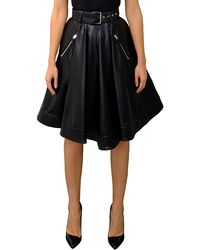 Womens Clothing Skirts Knee-length skirts Sara Battaglia Longuette in Black 