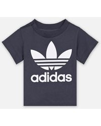 adidas Originals - Trefoil Tee Gros Logo - T-shirt ches courtes - Bébé - Lyst