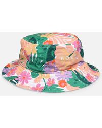 Roxy Jasmine Paradise Reversible Bucket Hat Schlapphut in Natur | Lyst DE
