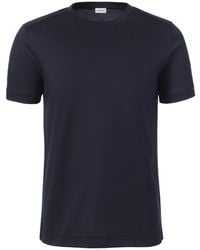 Zimmerli Crew-neck Cotton T-shirt - Blue