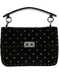 Valentino Spike Medium Shoulder Bag - Green