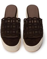 SAU LEE - Ming Suede Sandal - Lyst