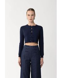 SAU LEE - Demi Knit Cardigan - Lyst