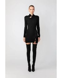 SAU LEE - Dakota Knit Mini Dress - Lyst