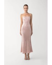 SAU LEE - Ciara Sequined Dress - Lyst