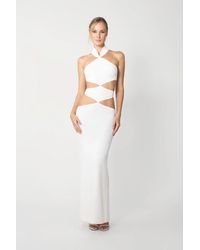 SAU LEE - Selma Knit Cut-Out Dress - Lyst