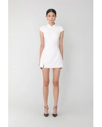 SAU LEE - Natasha Tweed Mini Dress - Lyst