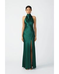 SAU LEE - Penelope Backless Satin Gown - Lyst