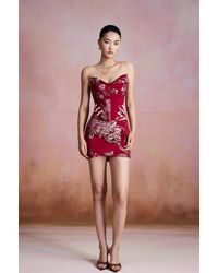 SAU LEE - Nico Brocade Skirt - Lyst