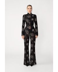 SAU LEE - Azalea Embroidered Pant - Lyst