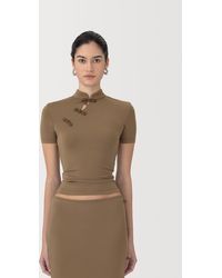 SAU LEE - Timo Jersey Top - Lyst