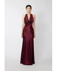 SAU LEE - Pearl Satin Gown - Lyst