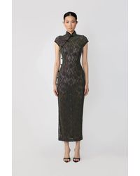 SAU LEE - Charlotte Crystal Dress - Lyst