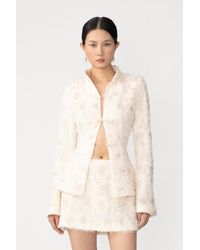 SAU LEE - Aja Embroidered Top - Lyst
